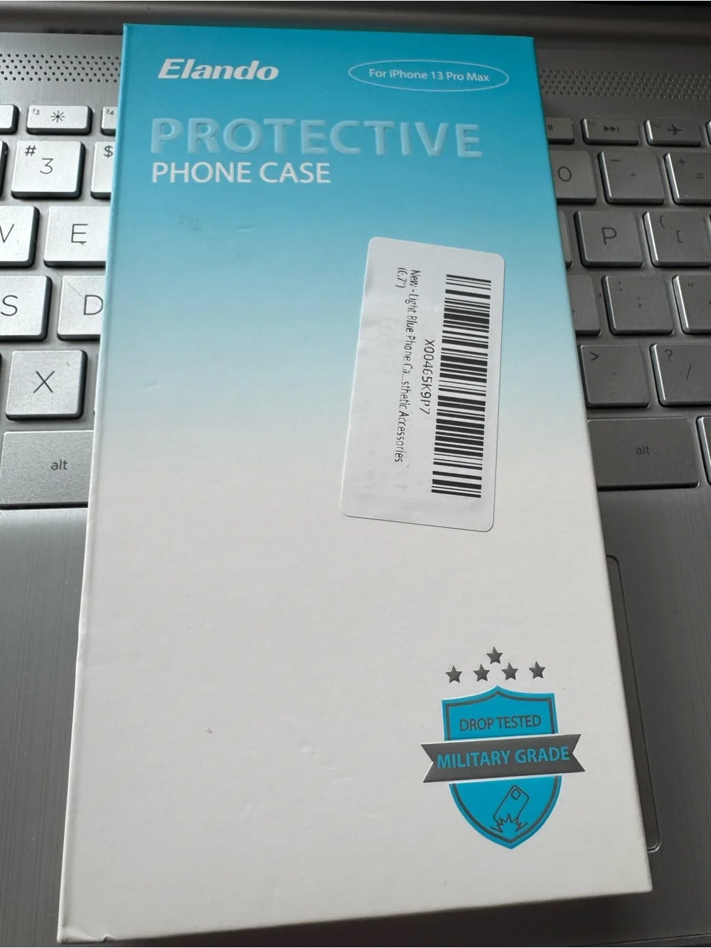 Elando Protective Phone Case for iPhone 13 Pro Max - Light Blue